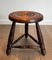 Turned Wooden Stools attributed to Charles Dudouyt, 1950s, Set of 2, Image 10