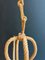 Lámpara de araña de cuerda de Audoux Minet, años 50, Imagen 4