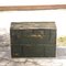 Green Travel Trunk with Italian Fabric Interior, Early 1900s, Image 6