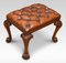 Leather Upholstered Stool, 1890s, Image 1