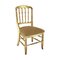 Französische Vintage Stühle aus Blattgold im Chiavari Stil, 1960er, 12 . Set 5