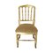 Französische Vintage Stühle aus Blattgold im Chiavari Stil, 1960er, 12 . Set 2