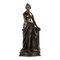 Juno Bronzefigur mit Gesetzesrolle und Sack Aeolus 6