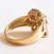 Vintage 18 Karat Gelbgold Ring mit Topas und Diamanten im Brillantschliff, 1960er 5