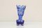 Vase Vintage en Verre Bleu Cobalt, 1960s 2