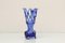 Vase Vintage en Verre Bleu Cobalt, 1960s 4