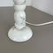 Lámpara de mesa Hollywood Regency vintage de ónix blanco con base de mármol, años 70, Imagen 12