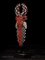 Flauto decorativo in legno Bamileke con perle di vetro europee, Immagine 2