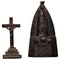 Antique Rural Altarpieces in Wood, 1800s, Set of 2, Image 1