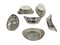 Dutch Silver Miniature Candy Baskets from Bonebakker, 1928, Set of 6 2