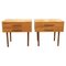 Tables de Chevet Mid-Century Modernes, Danemark, 1969, Set de 2 1