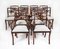Englische Vintage Regency Revival Esszimmerstühle mit Seilrücken, 1970er, 12 . Set 20