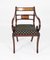 Vintage Regency Revival Brass Inlaid Bar Back Dining Chairs, 1980s, Set of 10 12