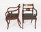 Vintage Regency Revival Brass Inlaid Bar Back Dining Chairs, 1980s, Set of 10, Image 10