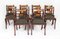 Vintage Regency Revival Brass Inlaid Bar Back Dining Chairs, 1980s, Set of 10 20