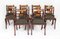 Vintage Regency Revival Brass Inlaid Bar Back Dining Chairs, 1980s, Set of 10, Image 20