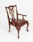 Vintage Chippendale Dining Chairs in Mahogany, 1950s, Set of 12 12