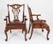 Vintage Chippendale Dining Chairs in Mahogany, 1950s, Set of 12 11