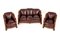 Art Deco Cloud Sofa and Club Chairs, 1930, Set of 3 1