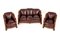 Art Deco Cloud Sofa and Club Chairs, 1930, Set of 3, Image 1