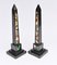 Grand Tour Obelisks Marble by Pietra Dura, 1890s, Set of 2 8