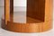 Art Deco Satinwood Bookcase Table with Cupboard, 1930s, Image 4