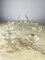 Juego de siete piezas italiano de cristal y plata 800 de Taddei Sestini para Kristall Krisla, 1970. Juego de 7, Imagen 11