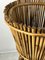 Vintage Italian Bamboo Carrier, 1970s, Image 4