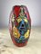 Brutalistische Italienische Vase aus emaillierter Keramik, 1960 1