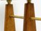 Großer dänischer Kerzenhalter aus Teak & Messing, 1960er 8