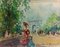 Merio Ameglio, París, años 20, óleo sobre lienzo, enmarcado, Imagen 2