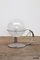 Italienische Tischlampe aus Chrom mit Glas, 1960er 15
