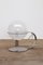 Italian Table Lamp in Chrome with Glass, 1960s 1