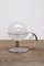 Italian Table Lamp in Chrome with Glass, 1960s, Image 1