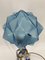 Lampe de Bureau Art Déco avec Figurine en Céramique Vernie de Matrosine avec une Lampe en Forme d'Étoile en Bleu, Allemagne, 1930s 11
