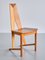 Dining Chairs in Beech by Søren Nissen & Ebbe Gehl for Seltz, France, 1980s, Set of 6 8