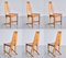 Dining Chairs in Beech by Søren Nissen & Ebbe Gehl for Seltz, France, 1980s, Set of 6 2
