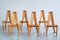 Dining Chairs in Beech by Søren Nissen & Ebbe Gehl for Seltz, France, 1980s, Set of 6, Image 1