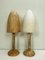 Vintage Alabaster Mushroom Table Lamps from Pegasam, 1970s, Set of 2, Image 15