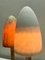 Lámparas de mesa hongo vintage de alabastro de Pegasam, años 70. Juego de 2, Imagen 5
