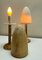 Vintage Alabaster Mushroom Table Lamps from Pegasam, 1970s, Set of 2, Image 8