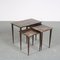 Tables Gigognes de Aldo Tura, Italie, 1950s, Set de 3 2