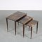 Tables Gigognes de Aldo Tura, Italie, 1950s, Set de 3 1