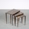 Nesting Tables from Aldo Tura, Italy, 1950s, Set of 3 3