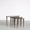 Nesting Tables from Aldo Tura, Italy, 1950s, Set of 3 4