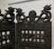 Grande paravento a quattro ante intagliato a cineseria, XIX secolo, Immagine 6