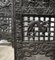 Large 19th Century Carved Chinoiserie 4 Fold Screen, Image 7