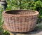 French Rustic Oval Willow Wicker Basket, 1960s, Image 9