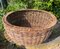 French Rustic Oval Willow Wicker Basket, 1960s 2