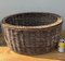 French Rustic Oval Willow Wicker Basket, 1960s 8